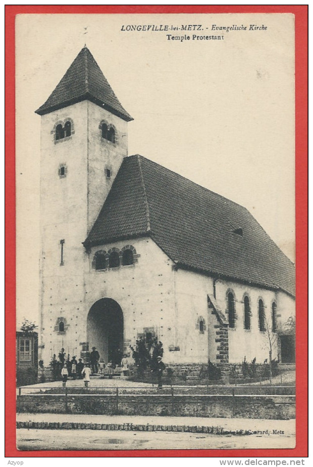 57 - LONGEVILLE Les METZ - Evangelische Kirche - Temple Protestant - Metz Campagne