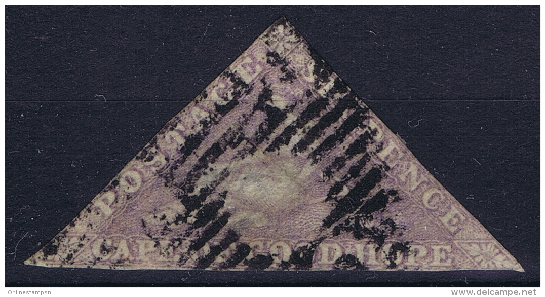 Cape Of Good Hope: 1855 -1863 6 D  Rose-lilac  Cancelled Mi 3 I - Kap Der Guten Hoffnung (1853-1904)