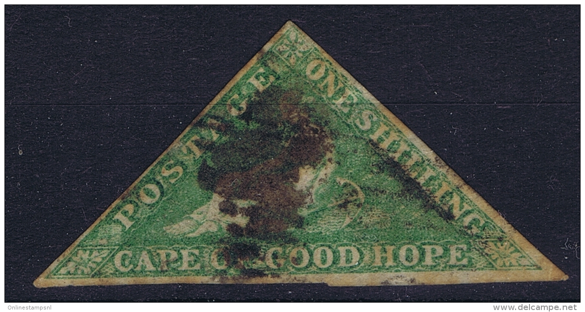 Cape Of Good Hope: 1855 -1863  One Shilling  Cancelled Mi 4 Iya - Cape Of Good Hope (1853-1904)
