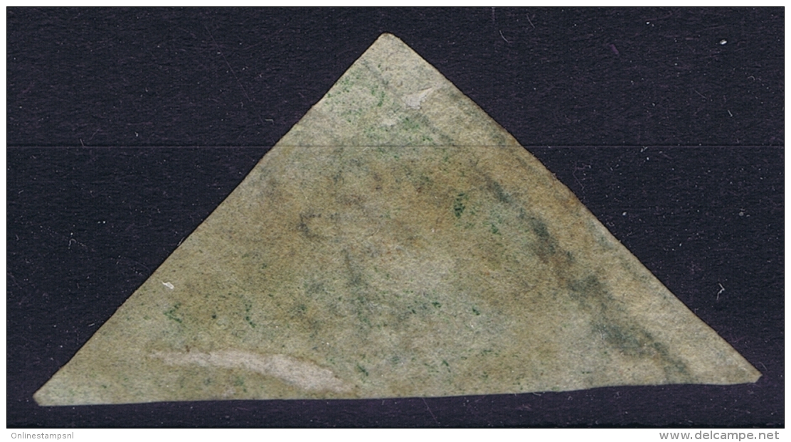 Cape Of Good Hope: 1855 -1863  One Shilling  Cancelled Mi 4 I Dark Green CV 800 - Capo Di Buona Speranza (1853-1904)