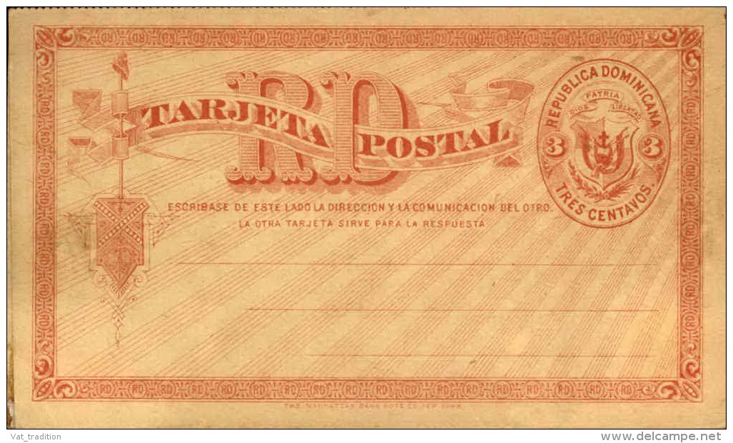 DOMINICAINE - Entier Postal Non Voyagé- A Voir - L 2658 - Dominicaine (République)