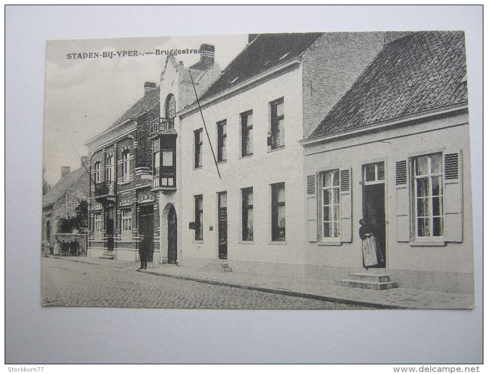 STADEN  ,Carte  Postale, 1914/18  , 2 Scans - Staden