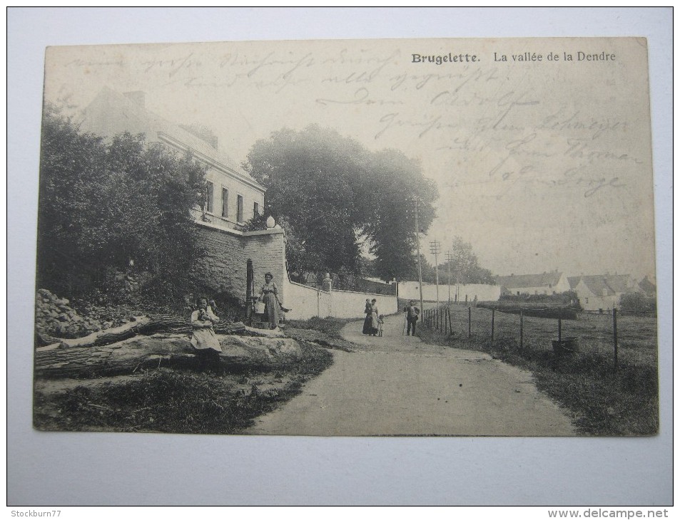 BRUGELETTE  ,Carte  Postale, 1914/18  , 2 Scans - Brugelette