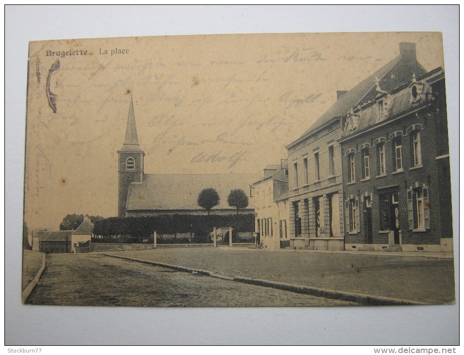 BRUGELETTE  ,Carte  Postale, 1914/18  , 2 Scans - Brugelette