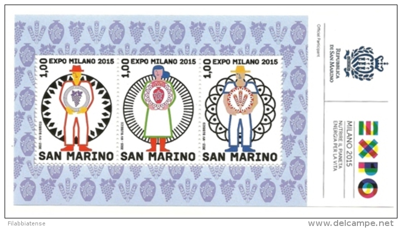 2015 - San Marino BF 135 EXPO   +++++++ - 2015 – Milaan (Italië)
