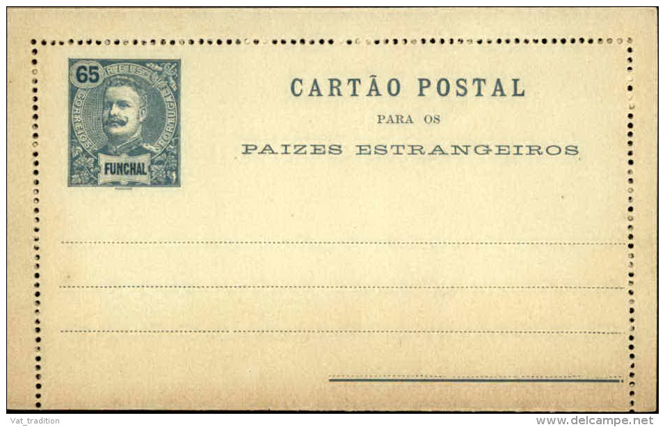 PORTUGAL / FUNCHAL - Entier Postal Non Voyagé - A Voir - L 2680 - Funchal