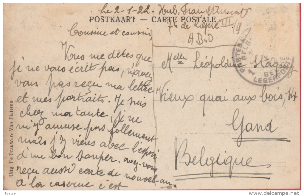 Hemiksem / Hemixem - Dépôt St.-Bernard - 1922 ( Verso Zien ) - Hemiksem