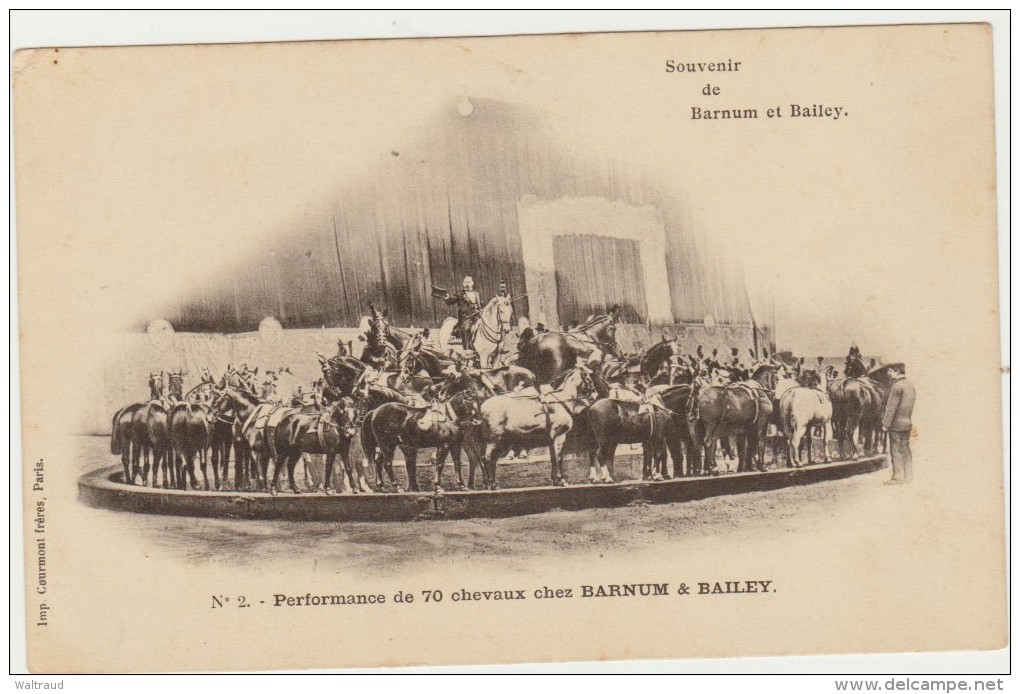 CIRQUE--SOUVENIR DE BARNUM ET BAYLET--TBE--VOIR SCANNER - Circo