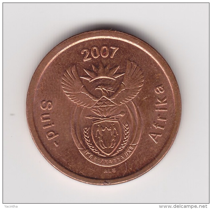 @Y@    Zuid Afrika    5 Cent 2007      (3070) - Afrique Du Sud