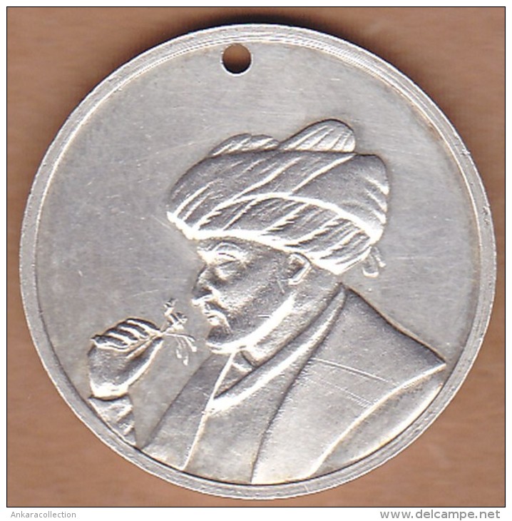 AC - OPENING OF MEHMED THE CONQUEROR AGENCY 1964 SOUVENIR SILVER MEDAL - MEDALLION BY AKBANK - Professionals / Firms