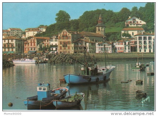 CIBOURE-SAINT-JEAN-DE-LUZ : Vu De Saint-Jean-de-Luze, Le Quai Maurice Ravel Avec Au Centre La Maison De Maurice Ravel - Ciboure