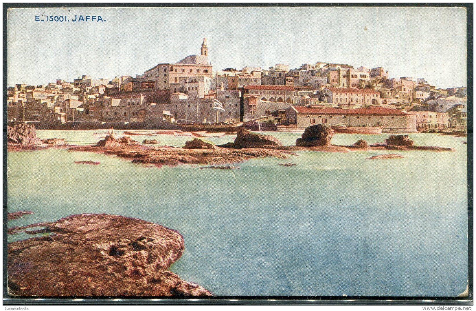 1935 GB Blundellsands, Liverpool Jaffa Palestine Postcard - Palestine