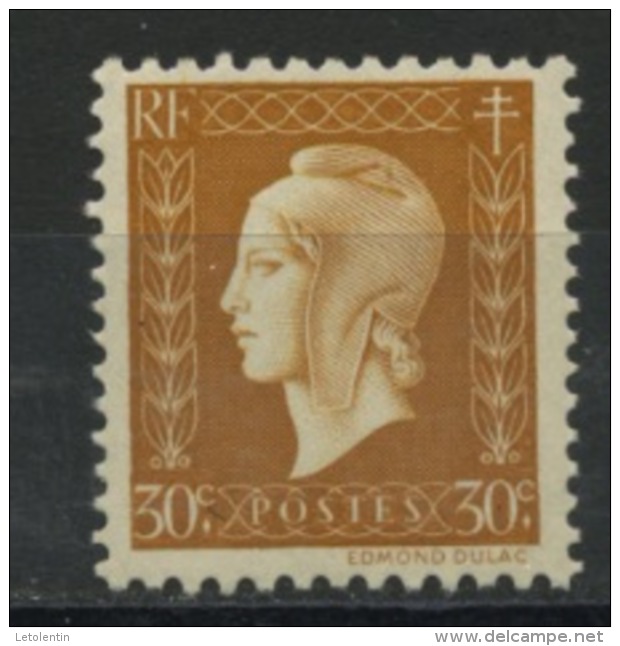 FRANCE -  M. DE DULAC  - N° Yvert  683** - 1944-45 Marianne De Dulac