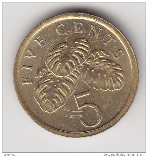 @Y@    Singapore  5 Cent 1987     (3094) - Singapour