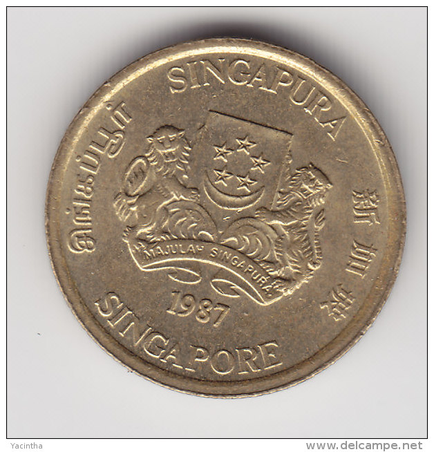 @Y@    Singapore  5 Cent 1987     (3094) - Singapour