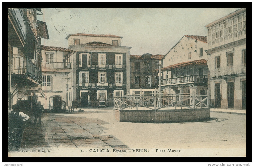 VERIN - Plaza Mayor ( Ed. Postal Ortiz Nº 2) Carte Postale - Orense