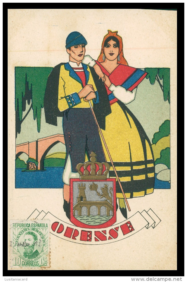 SPAIN-GALIZA - ORENSE - ( Ed. Publicaciones Ciagra Nº 34) Carte Postale - Costumes