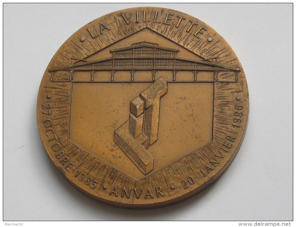 Médaille En Bronze - FESTIVAL DE L'INDUSTRIE ET DE LA TECHNOLOGIE - LA  VILLETTE   **** EN ACHAT IMMEDIAT **** - Professionnels / De Société