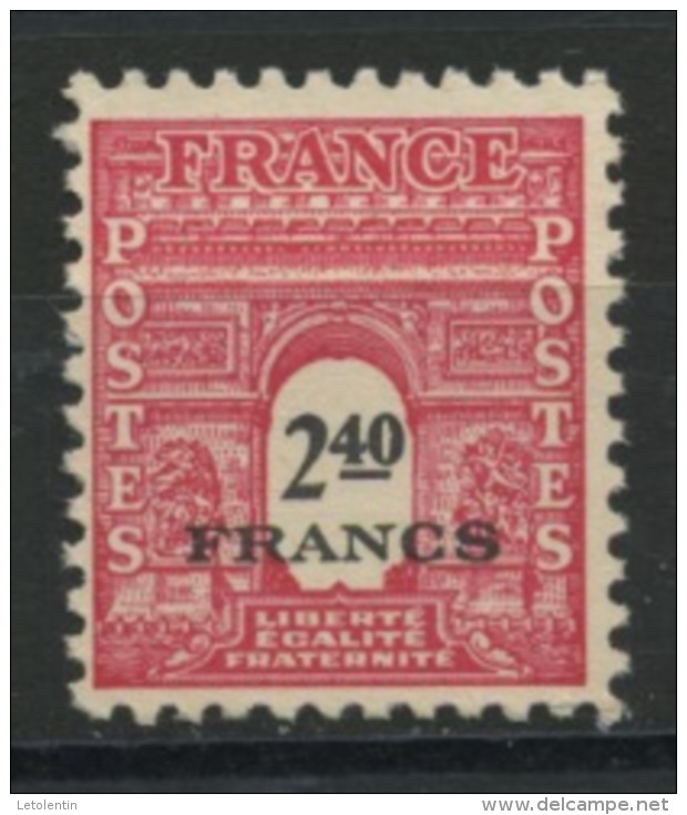 FRANCE - ARC DE TRIOMPHE - N° Yvert 710** - 1944-45 Triomfboog