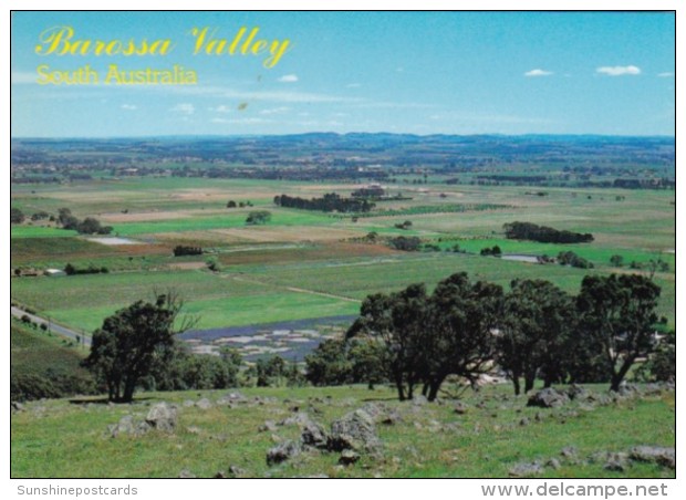 Australia Barossa Valley General View Looking West From Menglers Hill - Barossa Valley