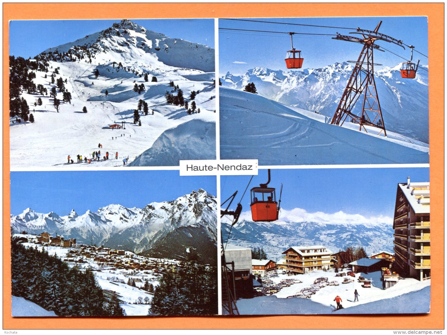 CAL1333, Haute - Nendaz à La Saison De Ski, Télécabine, Téléphérique, 13146, Darbellay,  GF, Non Circulée - Nendaz