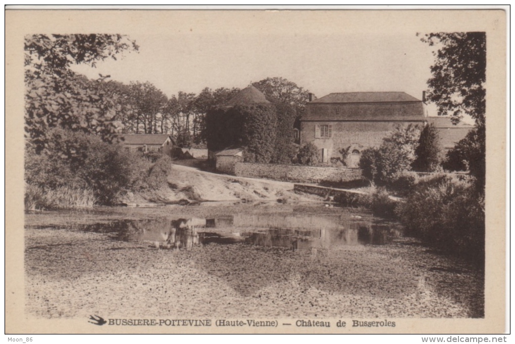 87 - BUSSIERE POITEVINE - CHATEAU DE BUSSEROLES - Bussiere Poitevine