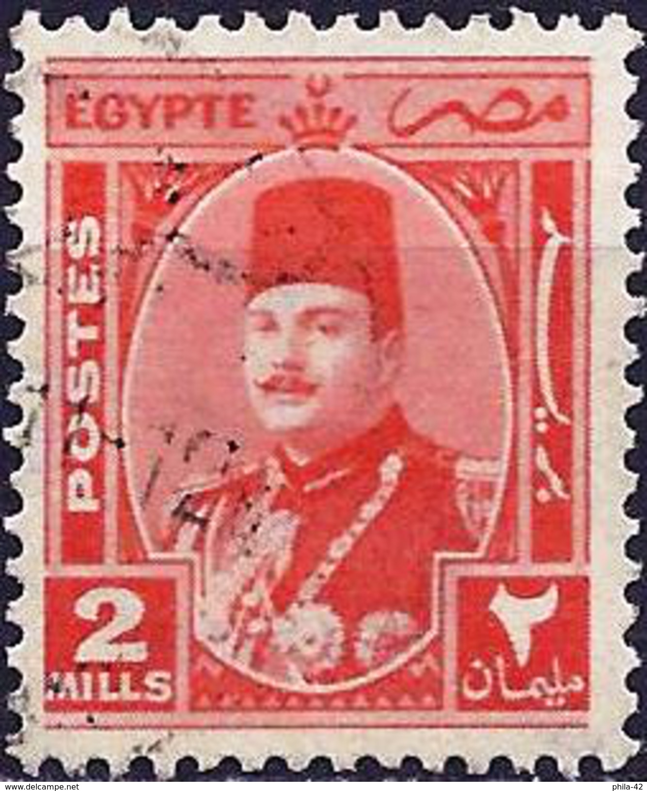 Egypt 1944 - King Farouk ( Mi 269 - YT 224 ) - Gebruikt