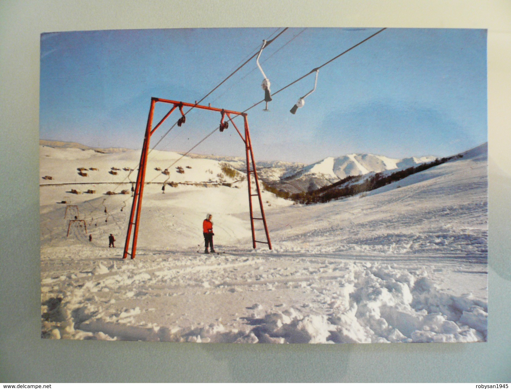 Filettino - Campo Staffi - Sciovia Monte Manuela - Viaggiata 1970 - Frosinone