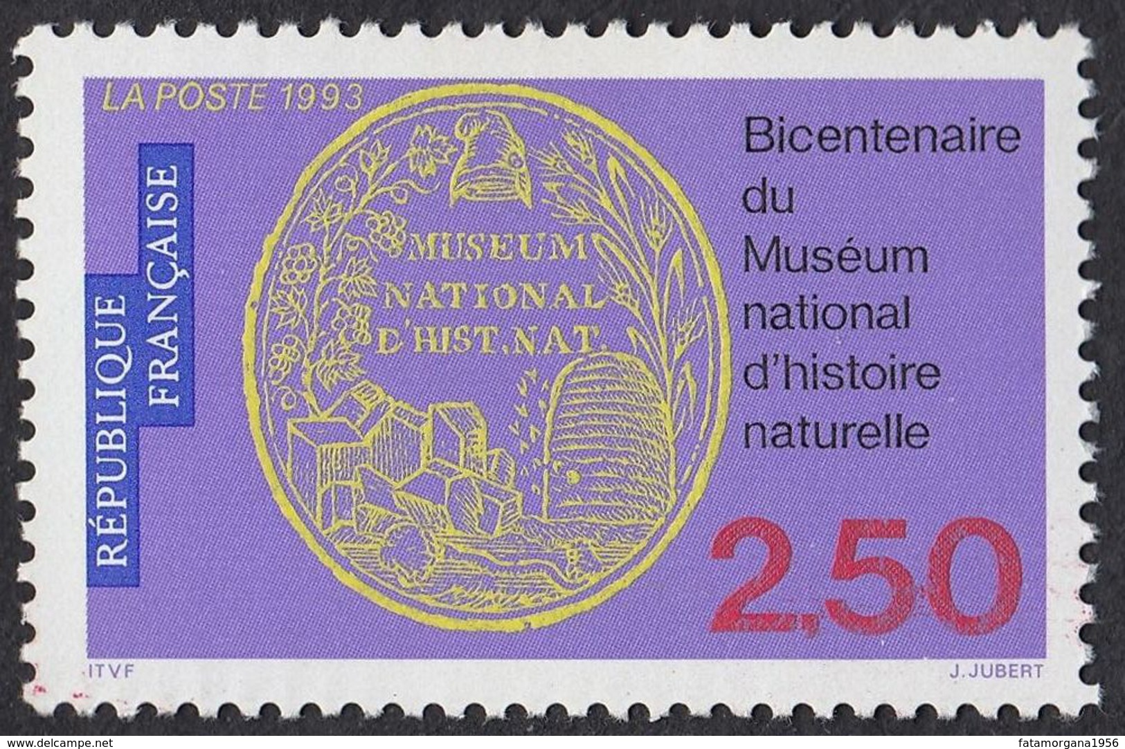 FRANCE Francia Frankreich - 1993 - Yvert 2812, Bicentenaire Du Muséum National D'Histoire Naturelle, Neuf, Parfait - Nuevos