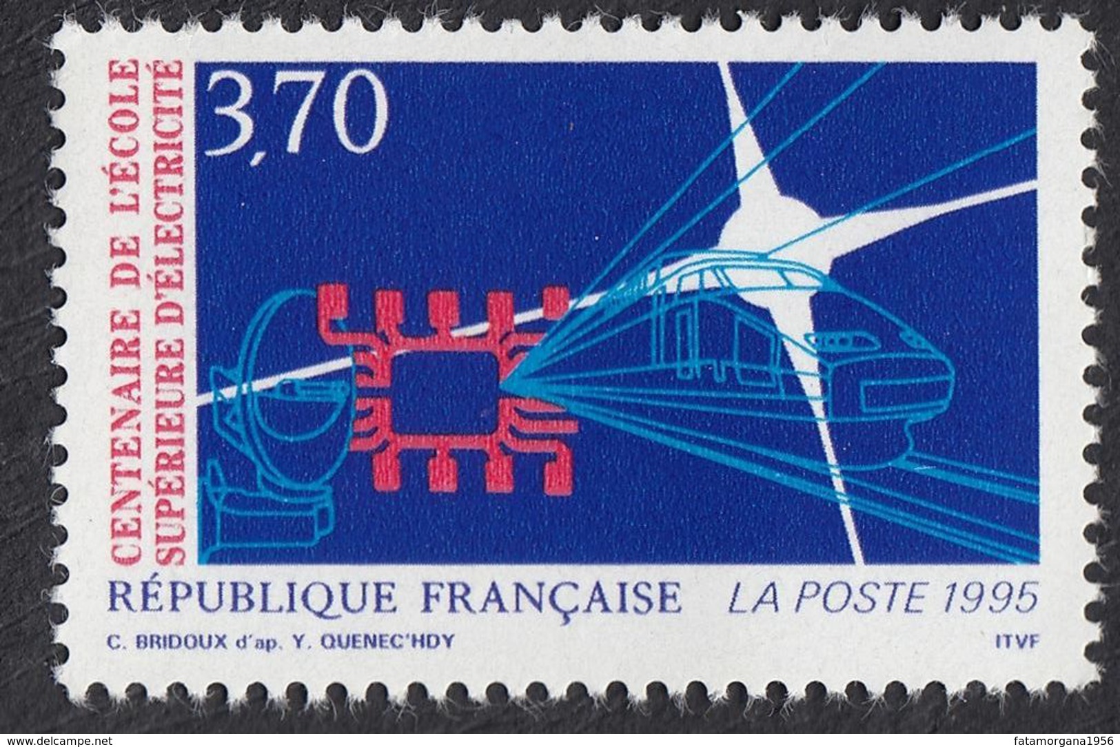 FRANCE Francia Frankreich - 1995 - Yvert 2937, École Supérieure D'Électricité, Neuf, Parfait - Nuevos