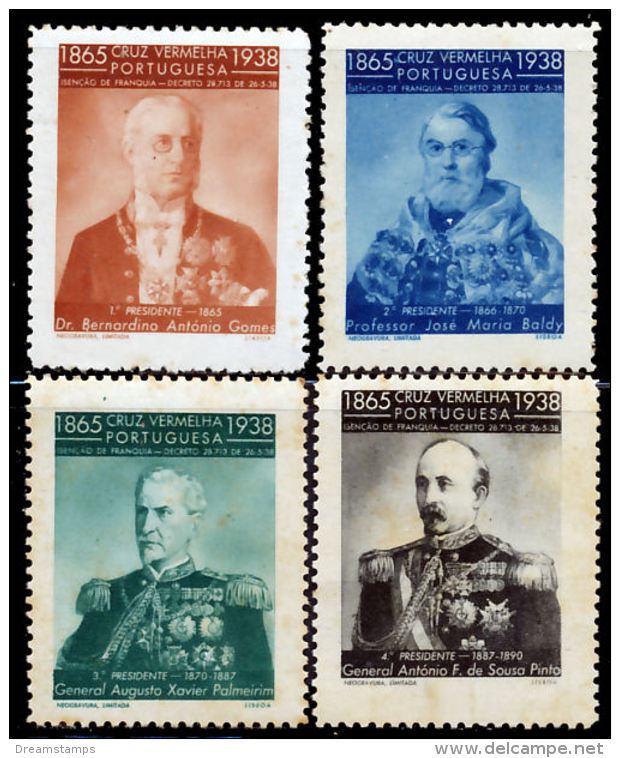 !										■■■■■ds■■ Red Cross Vignettes 1938 ** Presidents (x7532) - Nuevos