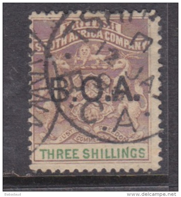 Nyasalnad B.C.A. Opt On CoGH, 3/= Brown & Green,  C.d.s Used - Nyasaland (1907-1953)