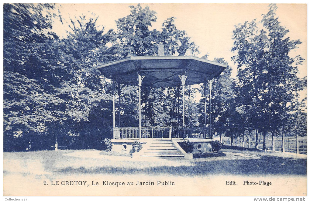 80-LE CROTOY-LE KIOSQUE AU JARDIN PUBLIC - Le Crotoy