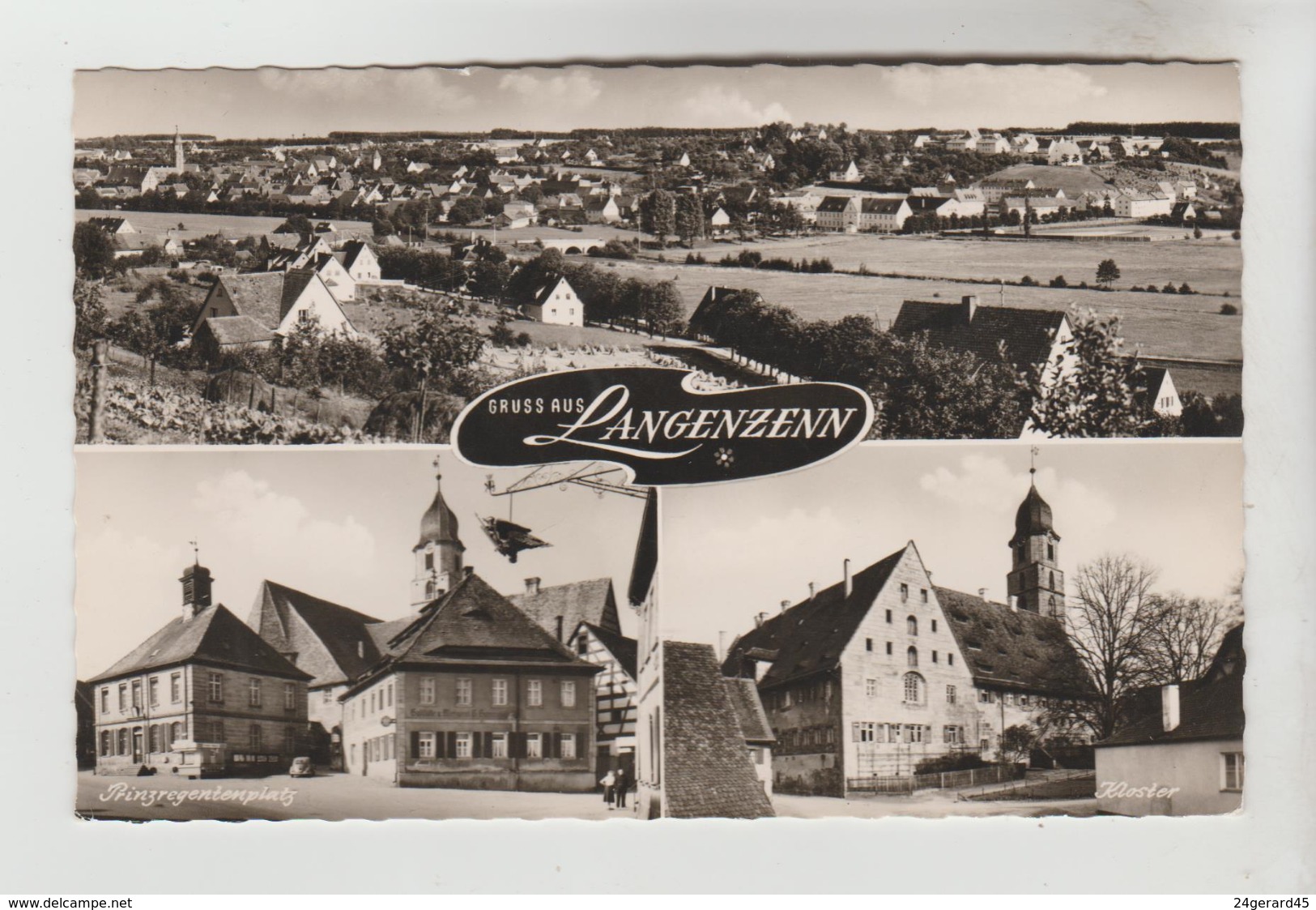 CPSM LANGENZENN (Allemagne-Bavière) - Gruss Aus.....3 Vues - Langenzenn