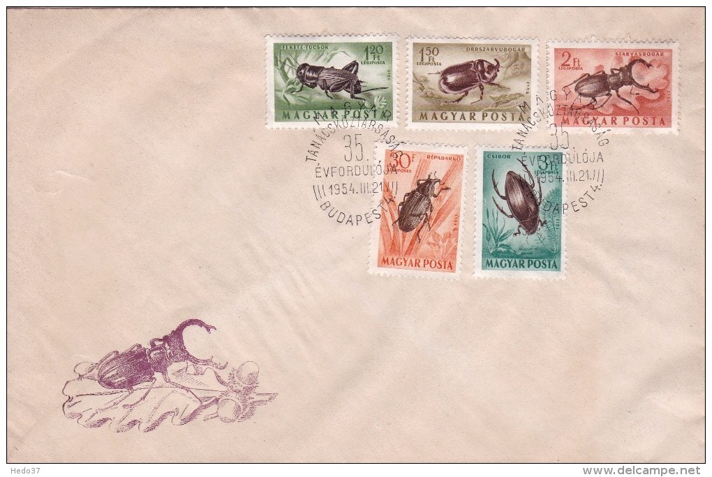 Hongrie - Lettre - Postmark Collection