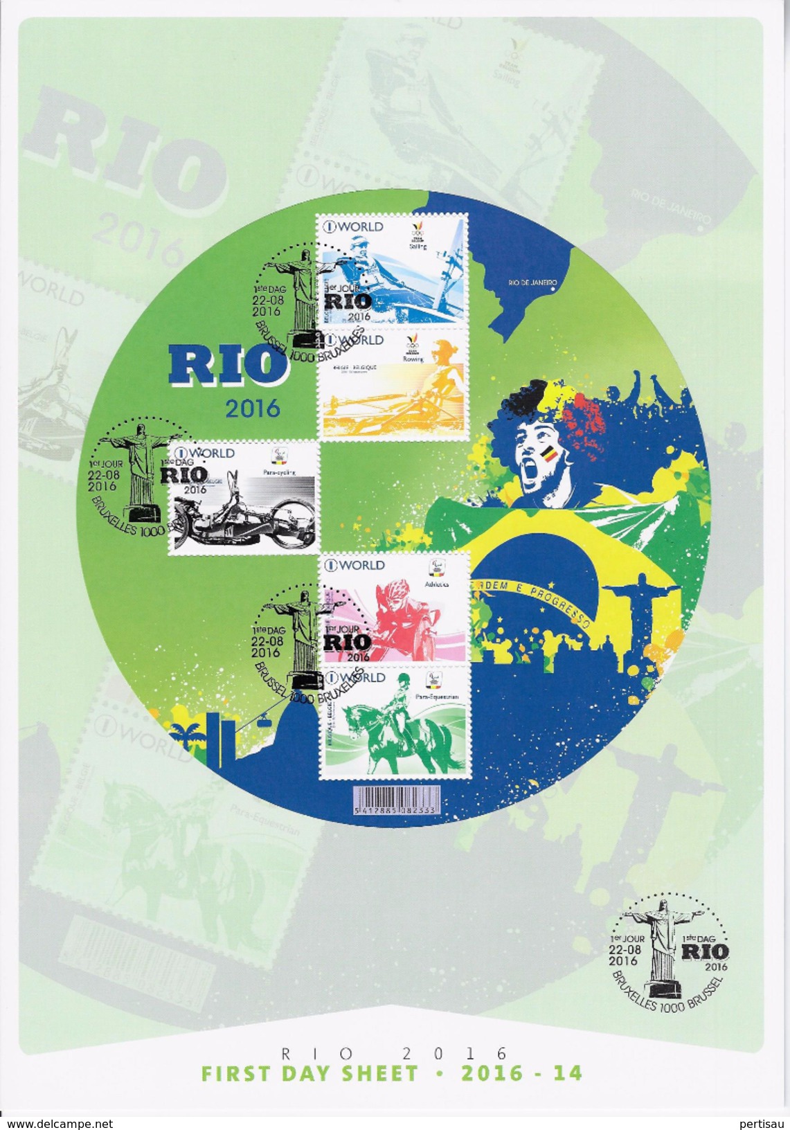 FDS Paralympics En OL RIO 2016 - 1961-2001