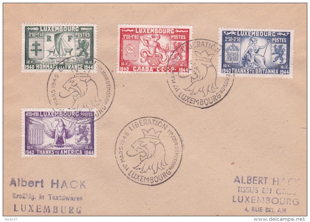 Luxembourg - Lettre - Covers & Documents