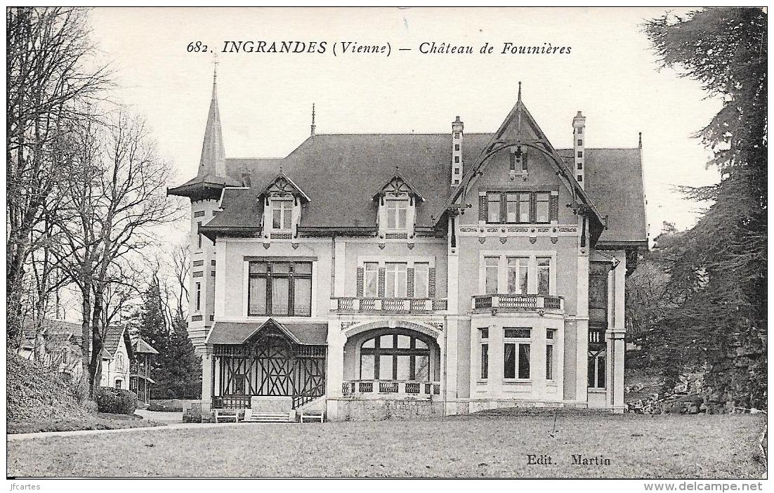 86 - INGRANDES - Château De Fouznières - Ingrandes