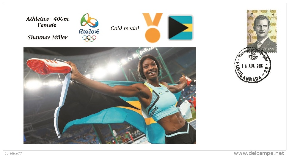 Spain 2016 - Olympic Games Rio 2016 - Gold Medal Athletics Female Bahamas Cover - Otros & Sin Clasificación