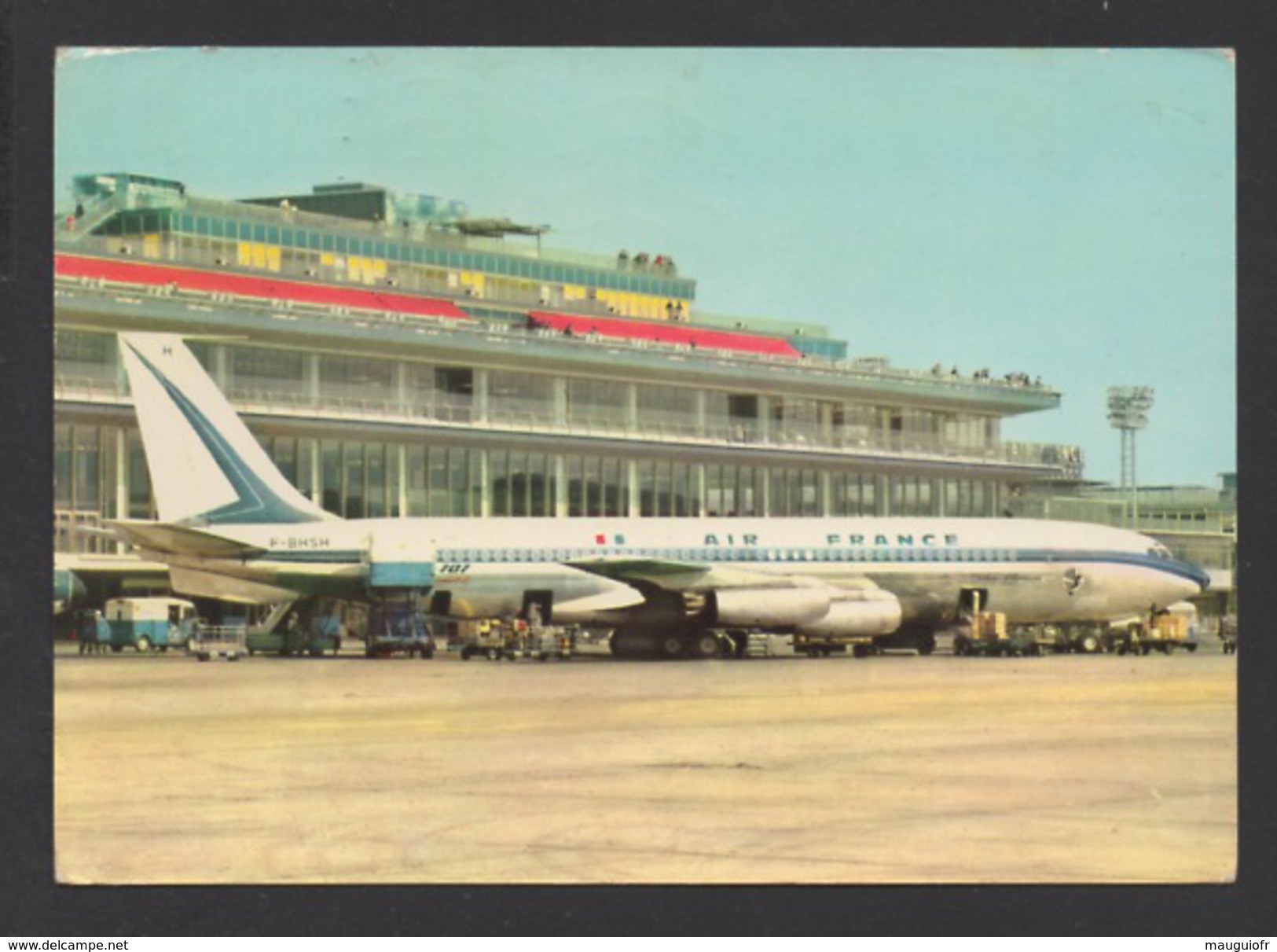 DF / TRANSPORTS / AVIATION / AVION / BOEING 707 DE LA CIE AIR-FRANCE À L'AÉROPORT DE PARIS-ORLY - 1946-....: Moderne