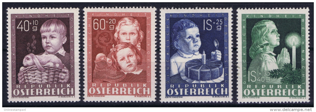 Osterreich Mi Nr 929 - 932 MNH/** Sans Charnière  Postfrisch - Ungebraucht