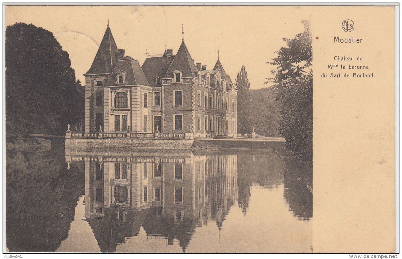 27872g CHATEAU DE MME LA BARONNE DU SART DE BOULAND -  KASTEEL - Moustier - Frasnes-lez-Anvaing