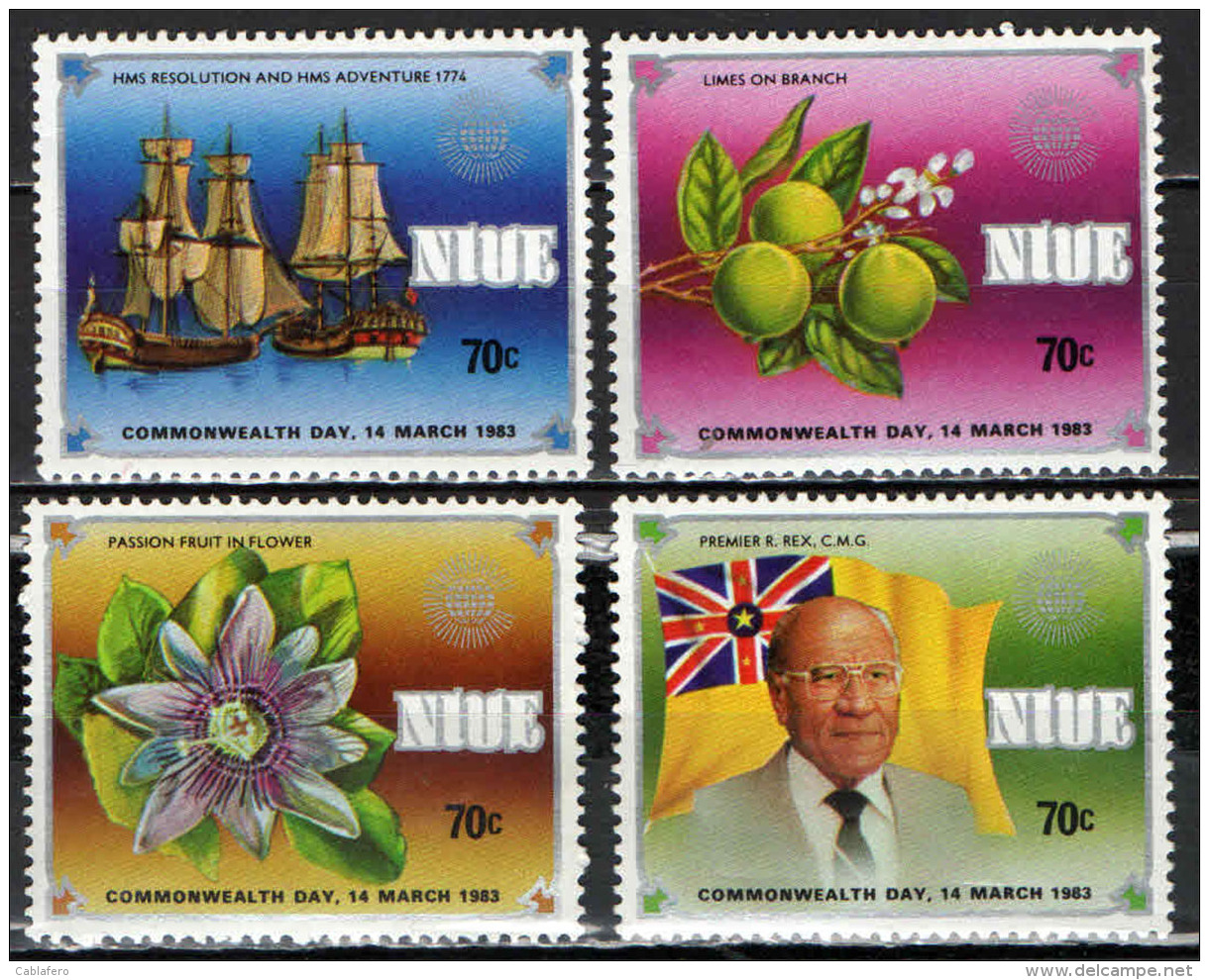 NIUE - 1983 - COMMONWEALTH DAY - NUOVI MNH - Niue