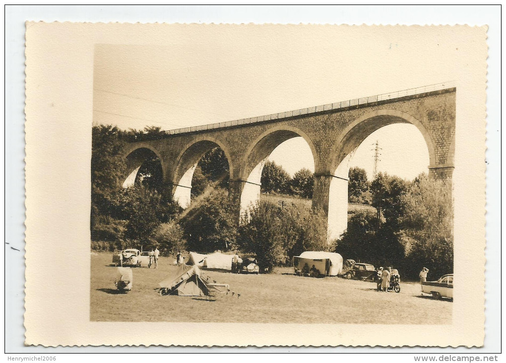 04 - Basses Alpes - Sisteron Carte Photo Camping Caravane Sous Le Pont - Sisteron