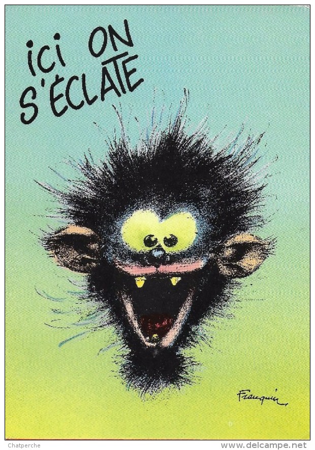 B.D. BANDE DESSINEE HUMOUR ILLUSTRATEUR FRANQUIN N° 36 LES MONSTRES ICI ON S'ECLATE - Autres & Non Classés