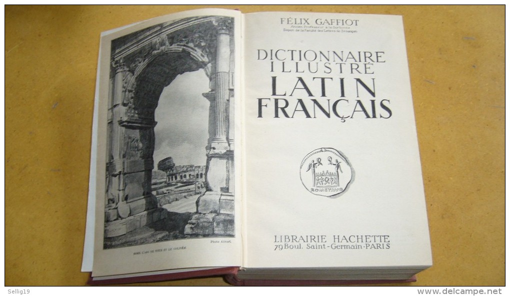 Dictionnaire Illustré Latin Français - Félix Gaffiot - Dictionaries