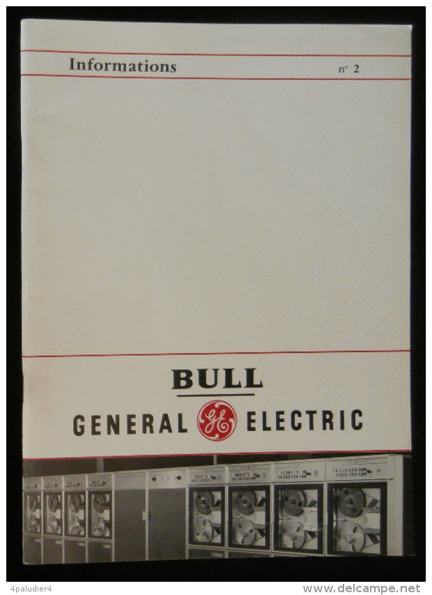 ( Informatique Ordinateur Computer ) Revue  BULL - GENERAL ELECTRIC Informations 1965 Numéro 2 - Informatique