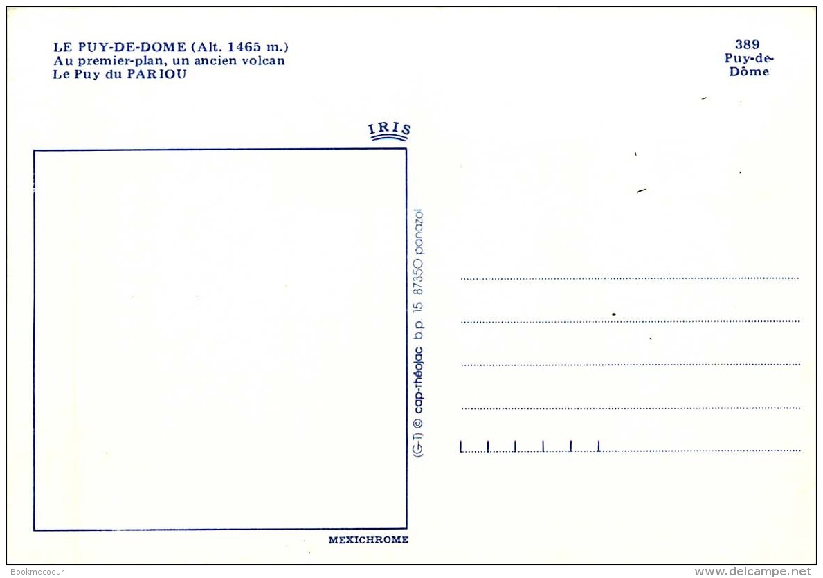 L'AUVERGNE  CLERMONT FERRAND ROYAT  ET CHAMALIERES  -   ANCIEN VOLCAN LE PUY DU PARIOU - Auvergne