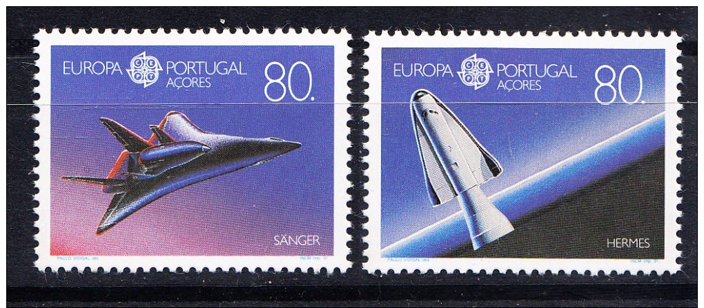 PORTUGAL-AÇORES  1991. AFINSA Nº 1998/1999 EUROPA-CEPT  NOVO  SEM CHARNEIRA.SES379GRANDE - 1991