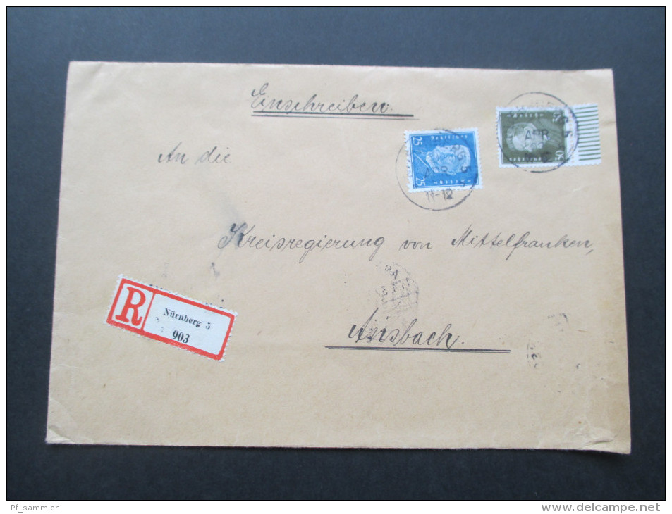 DR 1920/30er Jahre Einschreiben / R-Briefe Bayrische Postämter. 1 leerer R-Zettel! 22 Belege!! Sehr interessanter Posten